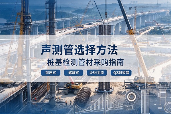 红古声测管选型标准