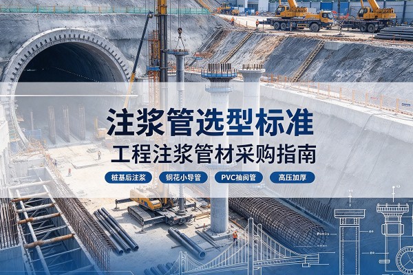 红古注浆管选型标准