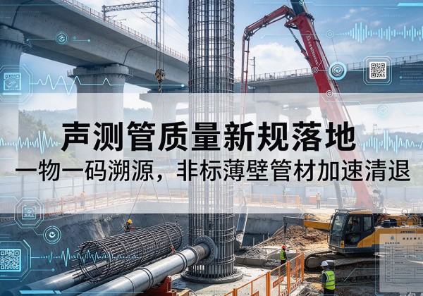 红古声测管质量新规落地，一物一码溯源，非标薄壁管材加速清退